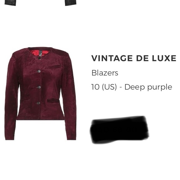 NWOT Real Suede Jacket - Picture 5 of 5